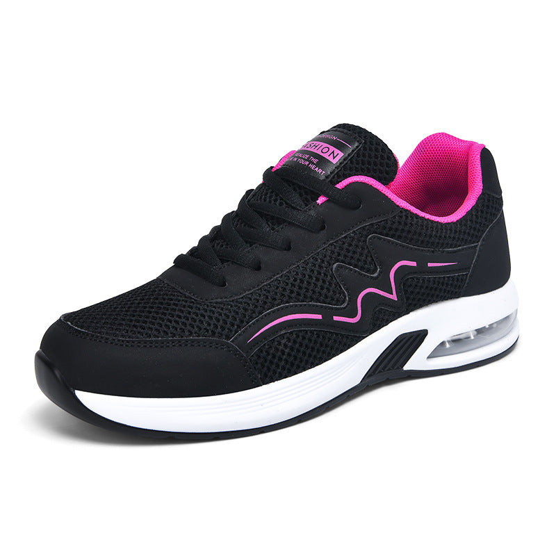 Damen nan City-Walking-Sneaker mit sichtbarer Fersenluftkammer und ergonomischer EVA-Dämpfung Drune