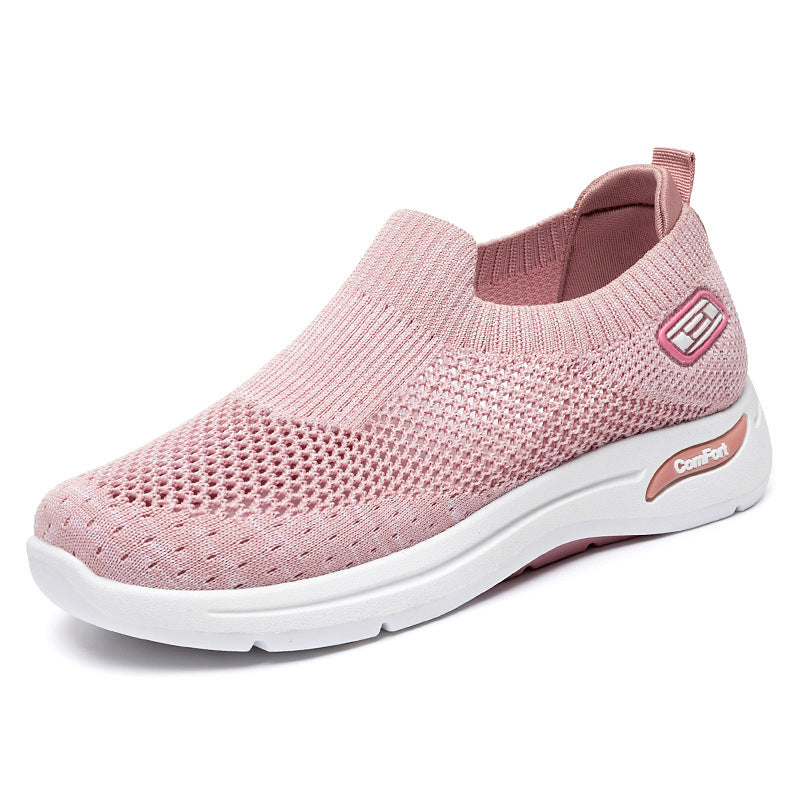 Damen Atmungsaktive Slip-On Sneakers mit weichem Stretch-Obermaterial Drune