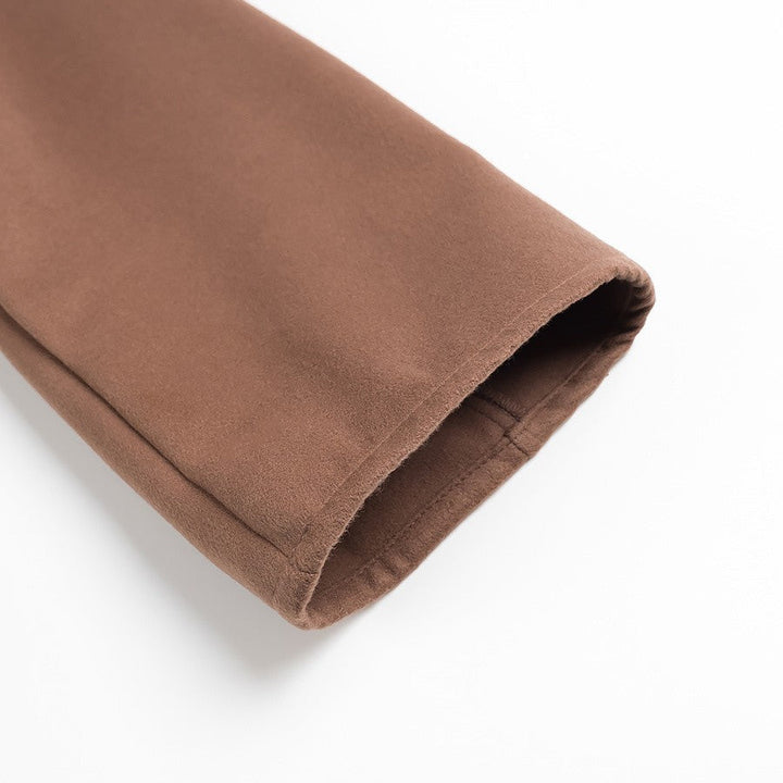 Drune | Stehkragen Cape-Stil Mantel