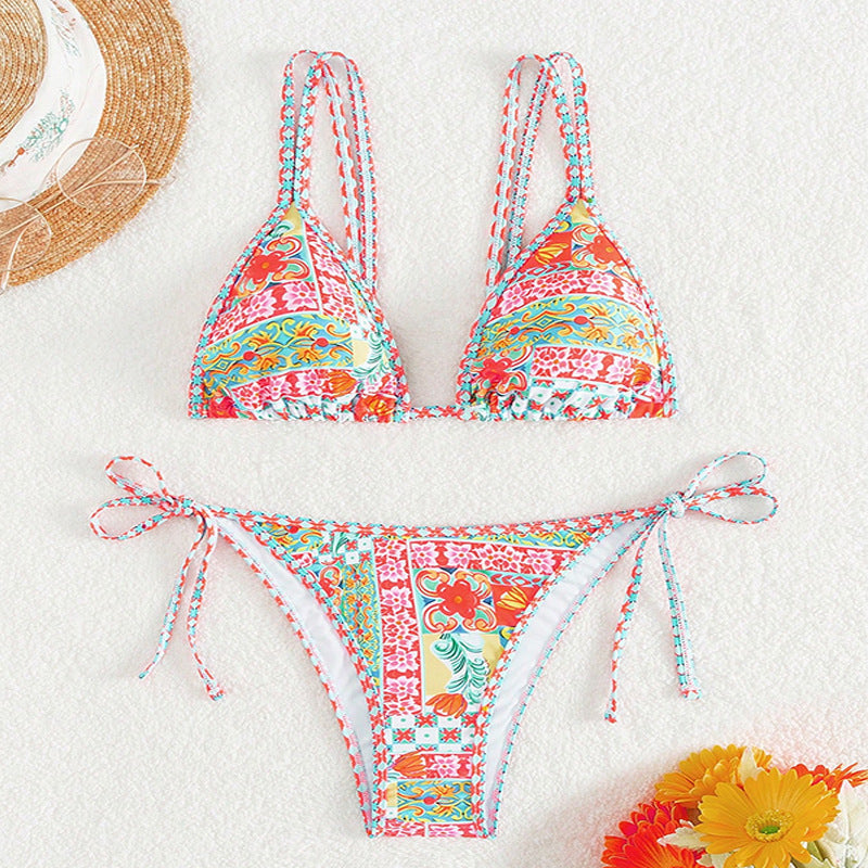 Damen Triangel-Bikini mit multifunktionalem Regulierungsdesign Drune