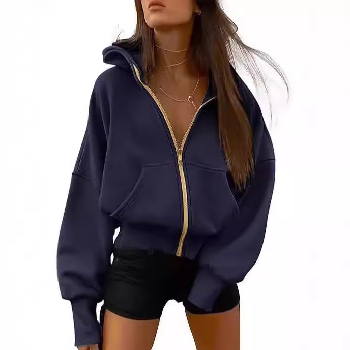 Damen oversized Kapuzenpullover Drune