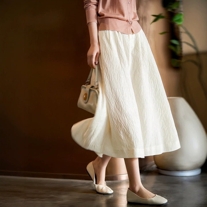 Damen Flowing Maxi-Rock Drune