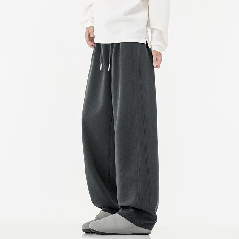 Damen weite Lounge-Jogginghose mit elastischem Bund, Kordelzug und legerer Culotte-Passform Drune