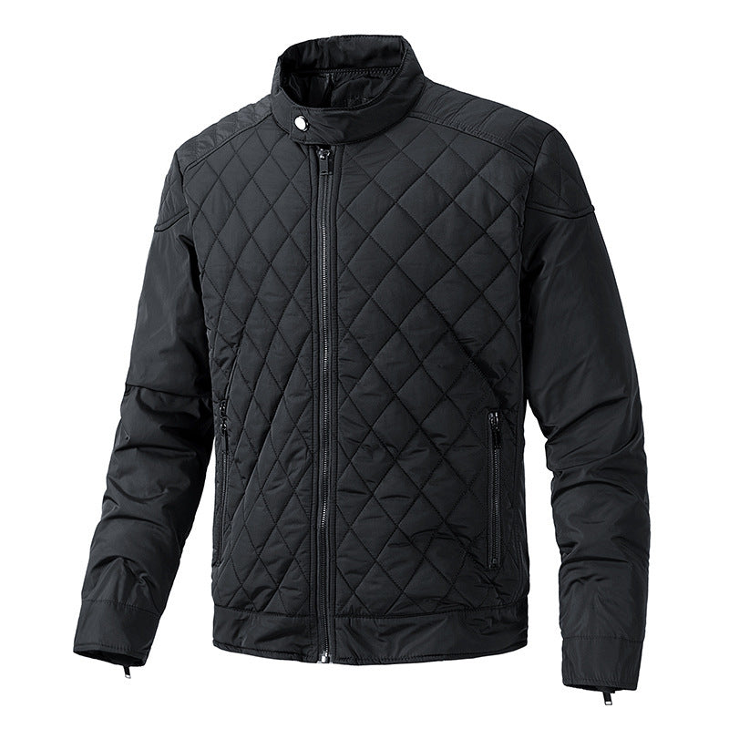 Herren Steppjacke mit hohem Kragen und wasserdichter Ausstattung Drune