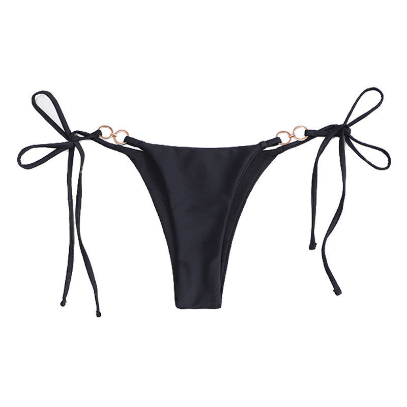 Damen Bikini-Slip mit verstellbaren Bändern und eleganten Details Drune