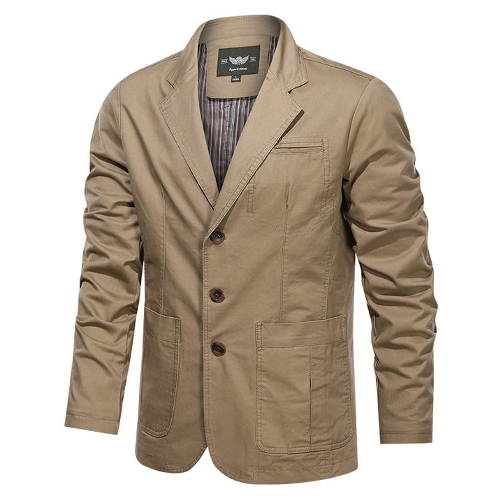 Herren Modischer Canvas-Blazer Drune