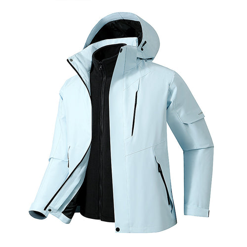 Herren Multifunktionale Winterjacke mit abnehmbarer Kapuze Drune