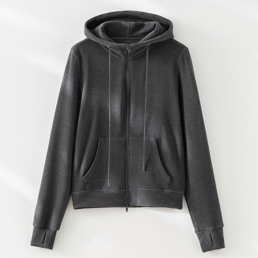 Damen weite Lounge-Hose mit elastischem Bund und Eingrifftaschen Drune