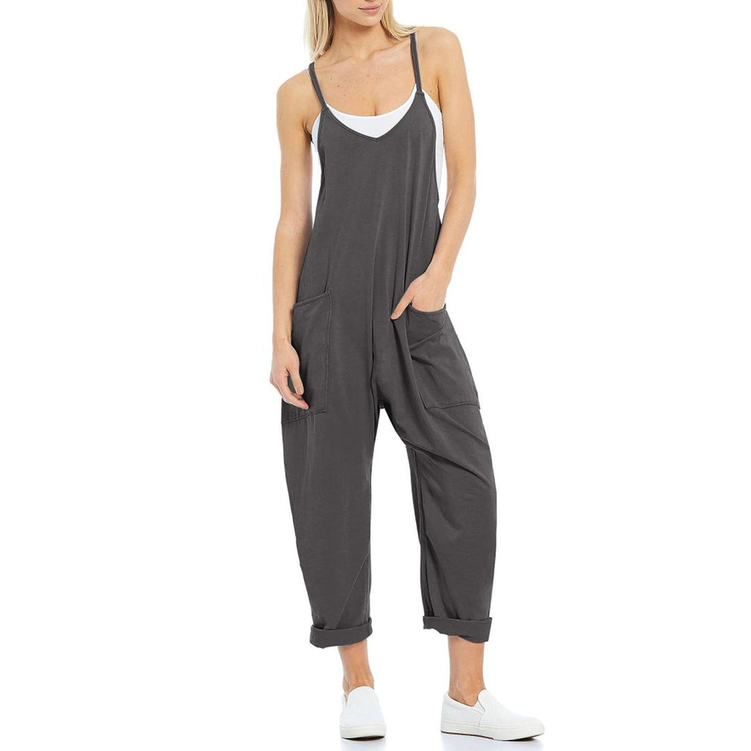 Damen Lässige und bequeme Latzhose Drune