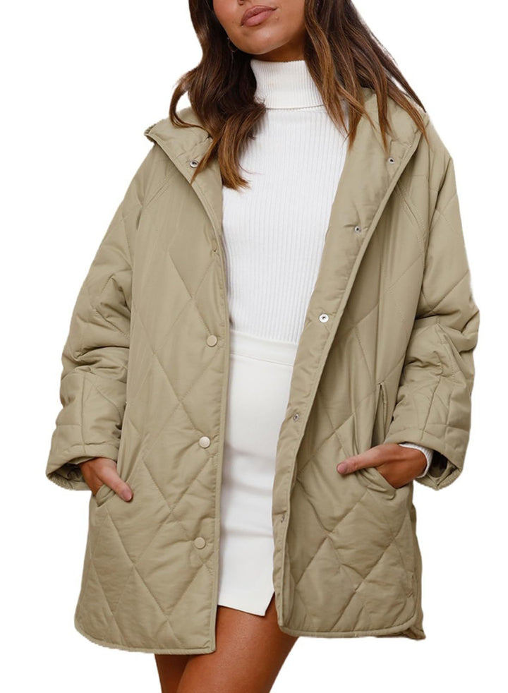 Drune | Gepolsterte Jacke mit klassischem Druck