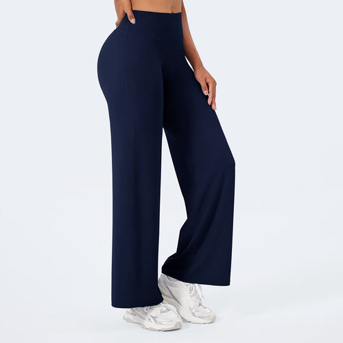Damen Hochgeschnittene weite Sporthose Drune