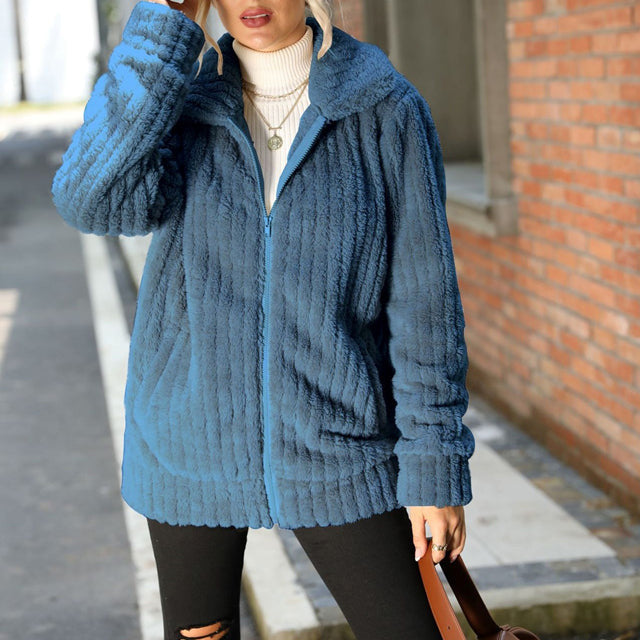 Drune | Warmer und lässiger Fleece-Mantel