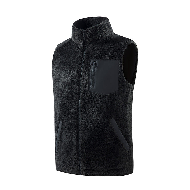 Herren Kuschelige Fleece-Weste Drune