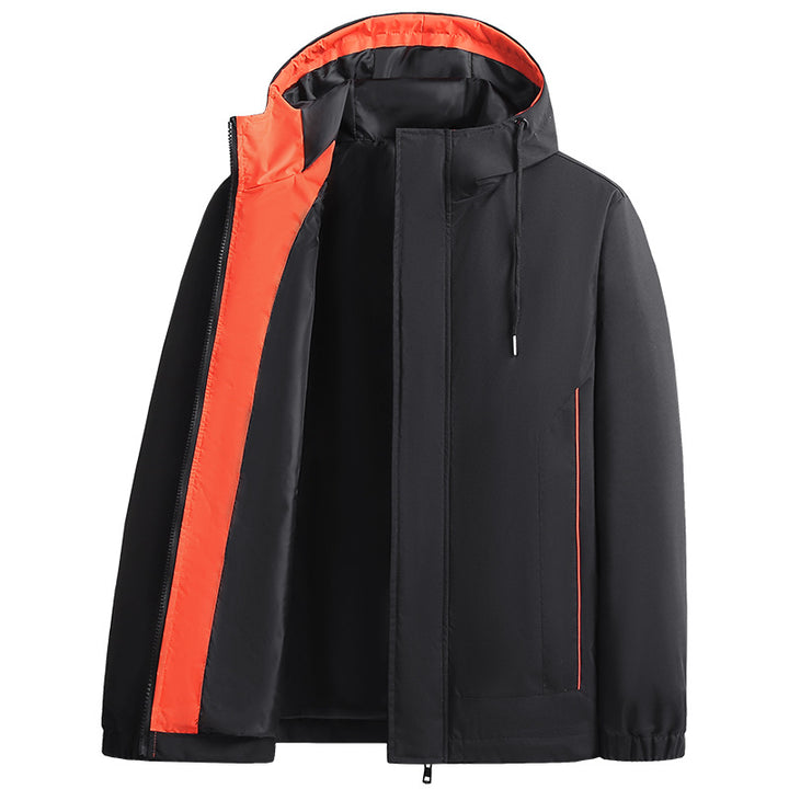Herren Funktionale Übergangsjacke mit Kapuze Drune