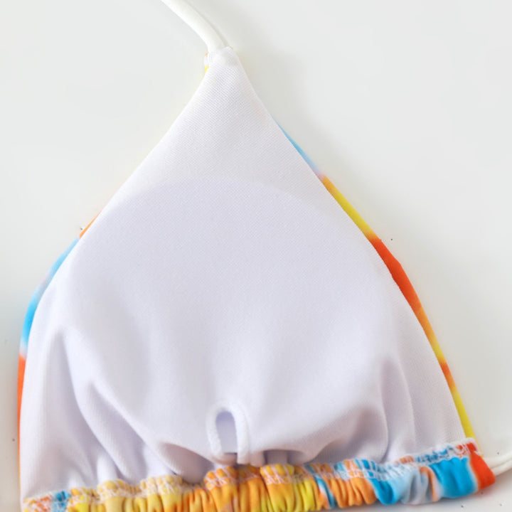 Damen Bikiniset mit passendem Wickelkleid Drune