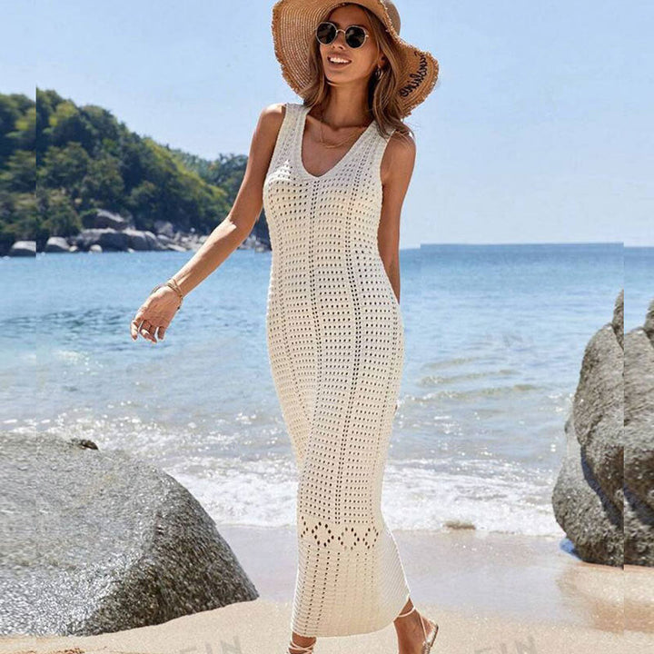 Damen modisches Häkel-Strandkleid Drune