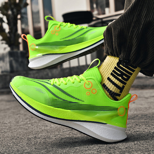 Unisex reaktive Dämpfungs-Laufschuhe mit leichtem Sprengungsprofil und atmungsaktivem Strickoberteil Drune