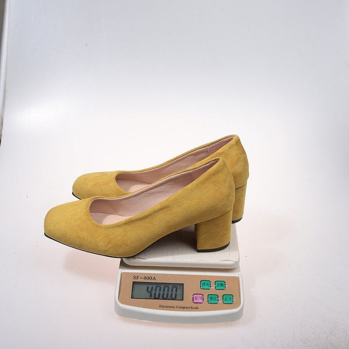 Damen Komfortable Blockabsatz-Pumps Drune