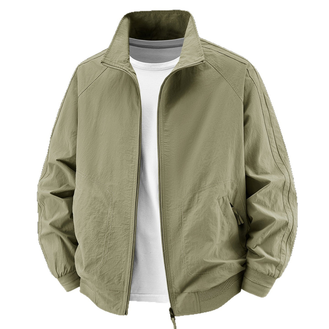Herren Freizeitjacke mit hohem Kragen Drune