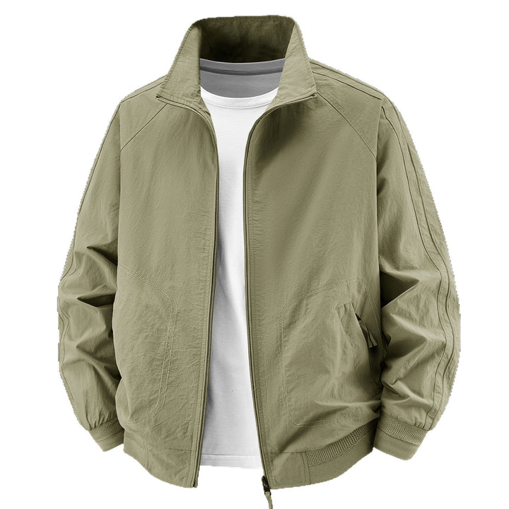 Herren Freizeitjacke mit hohem Kragen Drune