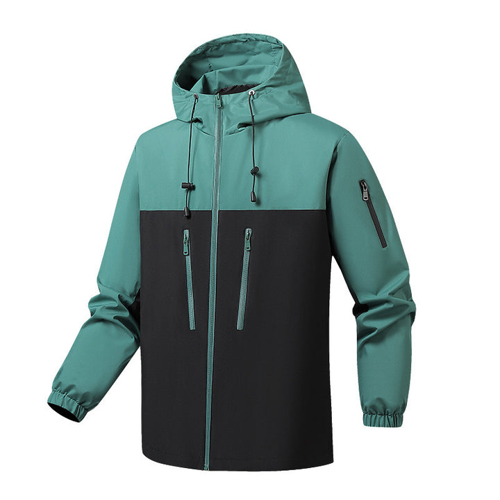 Damen Multifunktionale Windjacke mit verstellbarer Kapuze und sportlichem Design Drune