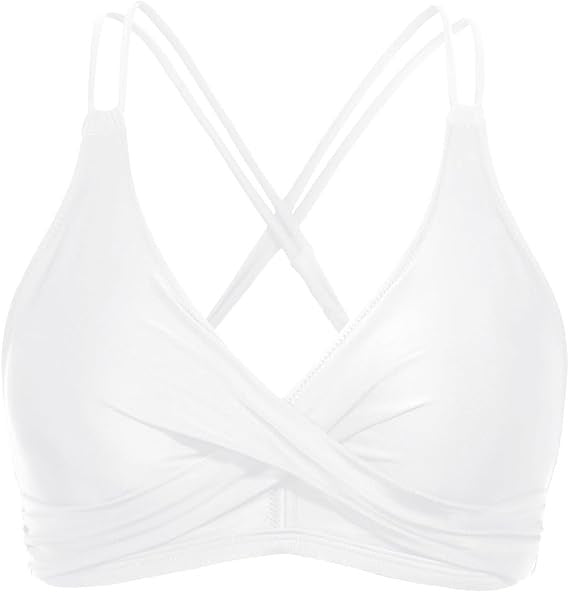 Damen Sportliches Bikinioberteil mit raffiniertem Wickeldesign Drune