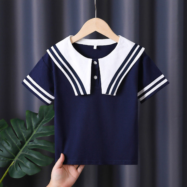 Mädchen Matrosen-T-Shirt Drune