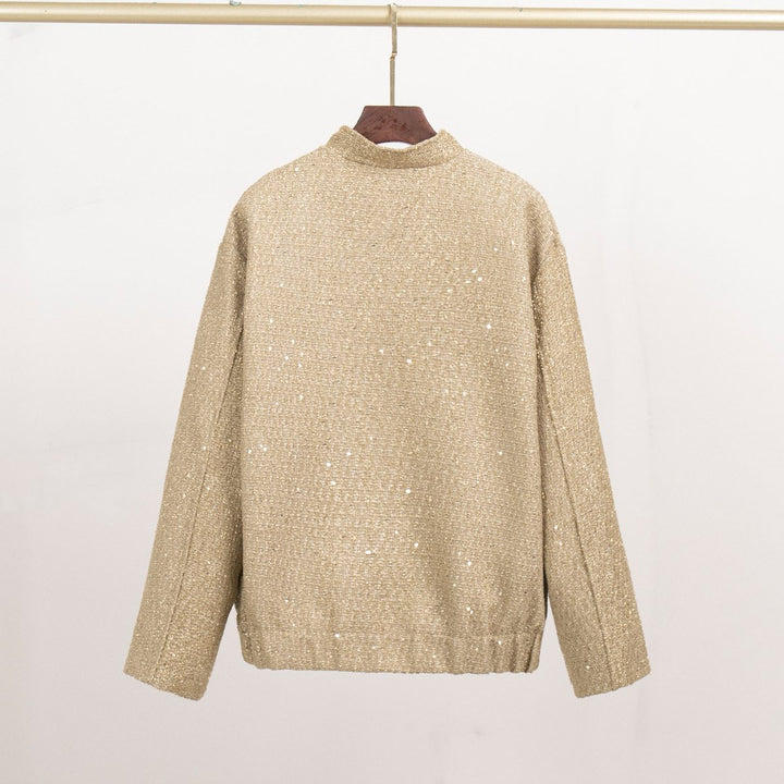 Drune | Strukturierter Bouclé-Jacke - Schick & Minimalistisch - Hakenverschluss - Herbst & Winter Schicht