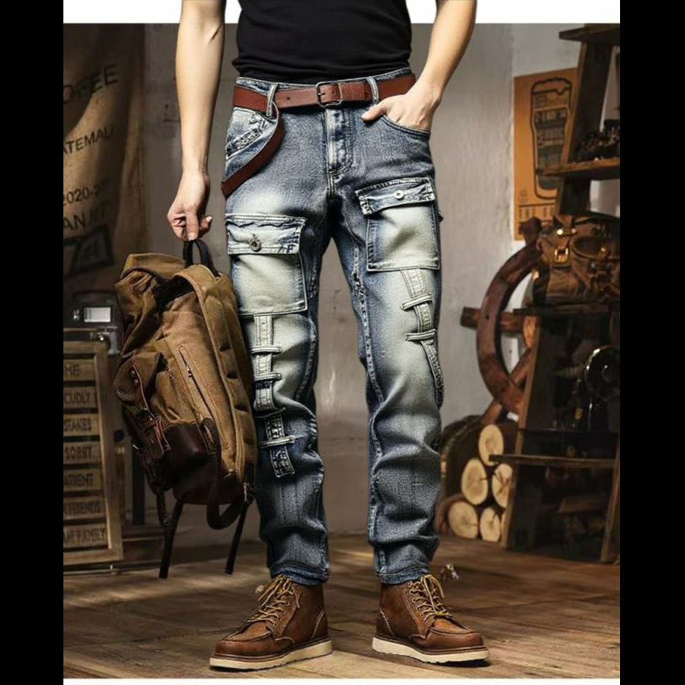 Herren Cargo-Jeans im modernen Design Drune