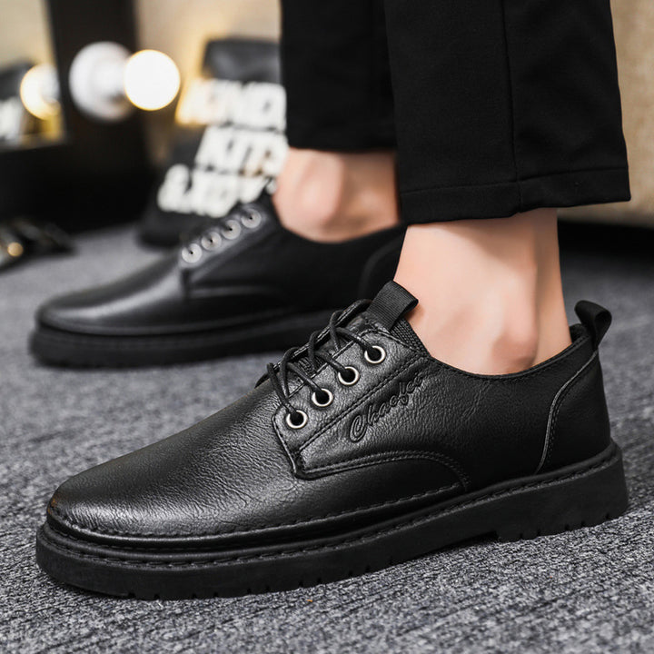 Herren Schnürschuhe mit modernem Obermaterial aus hochwertigem Leder und komfortabler Sohle Drune