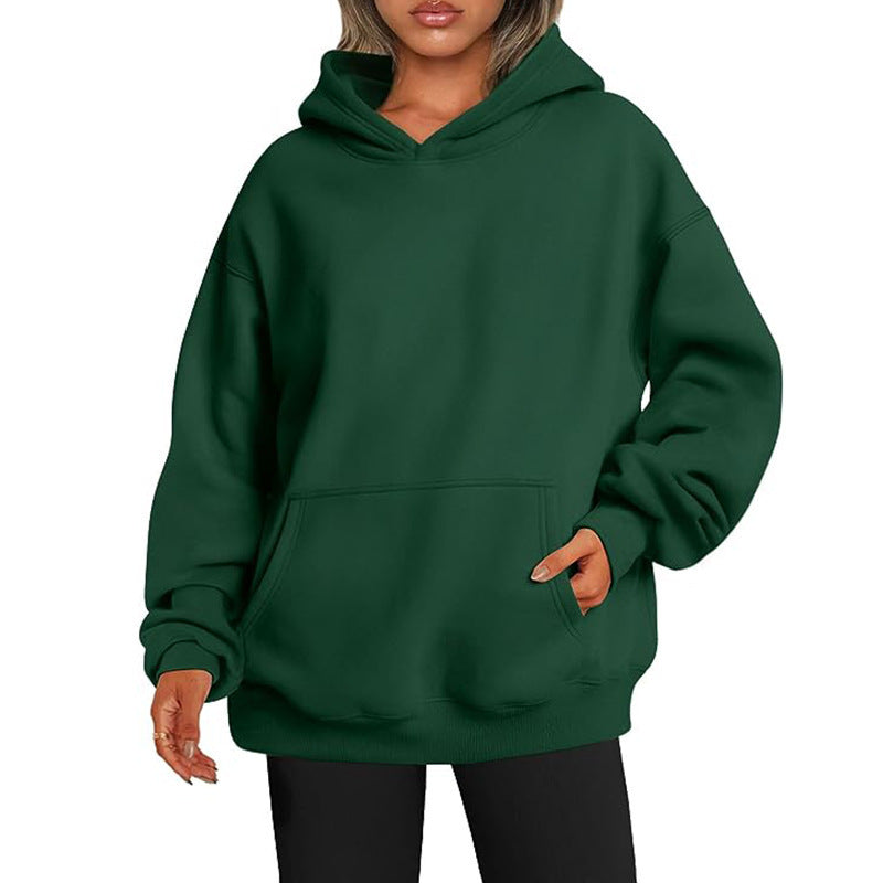 Damen bequemer Kapuzenpullover Drune