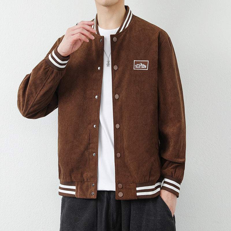 Herren stylische Cordjacke Drune