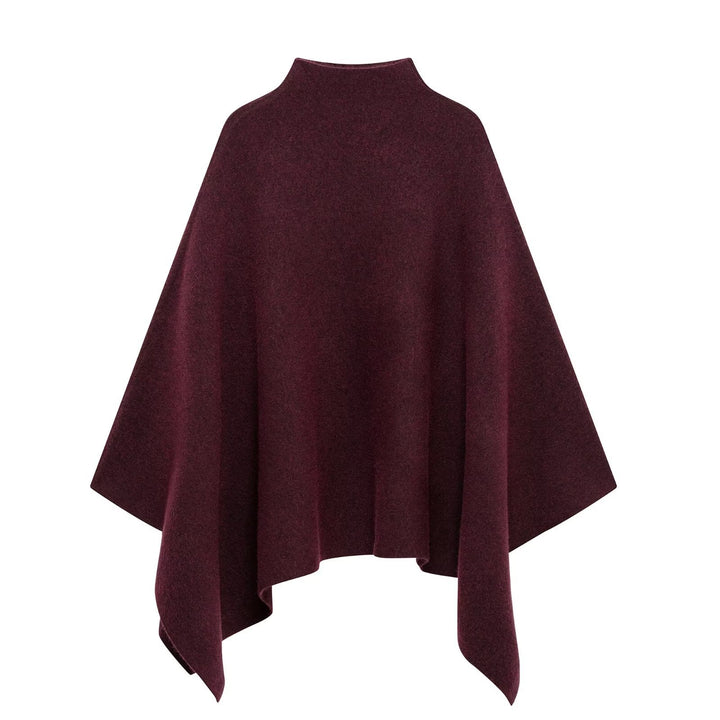 Femme Stylish Cozy Poncho Drune
