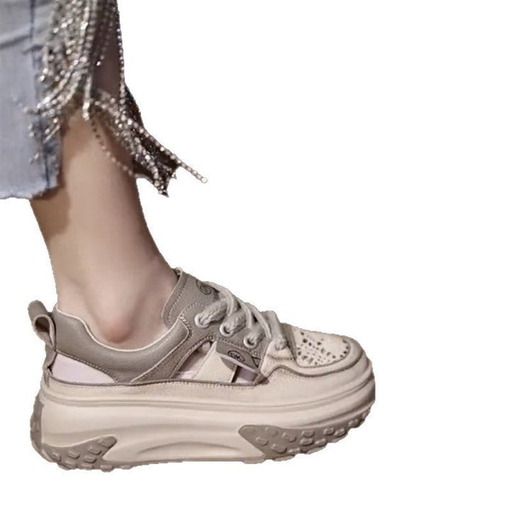 Damen Chunky Sneakers mit luftiger Mesh-Oberfläche und strapazierfähiger Sohle Drune