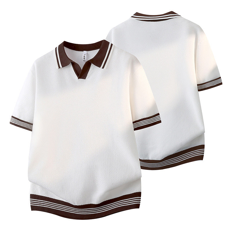 Damen Sportliches Kurzarm-Polohemd Drune