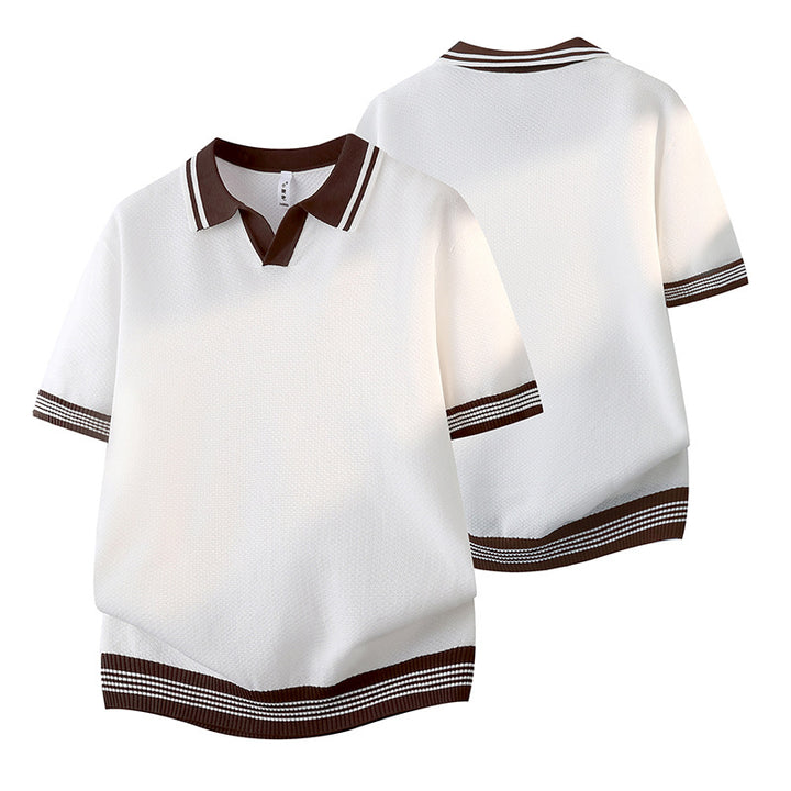 Damen Sportliches Kurzarm-Polohemd Drune