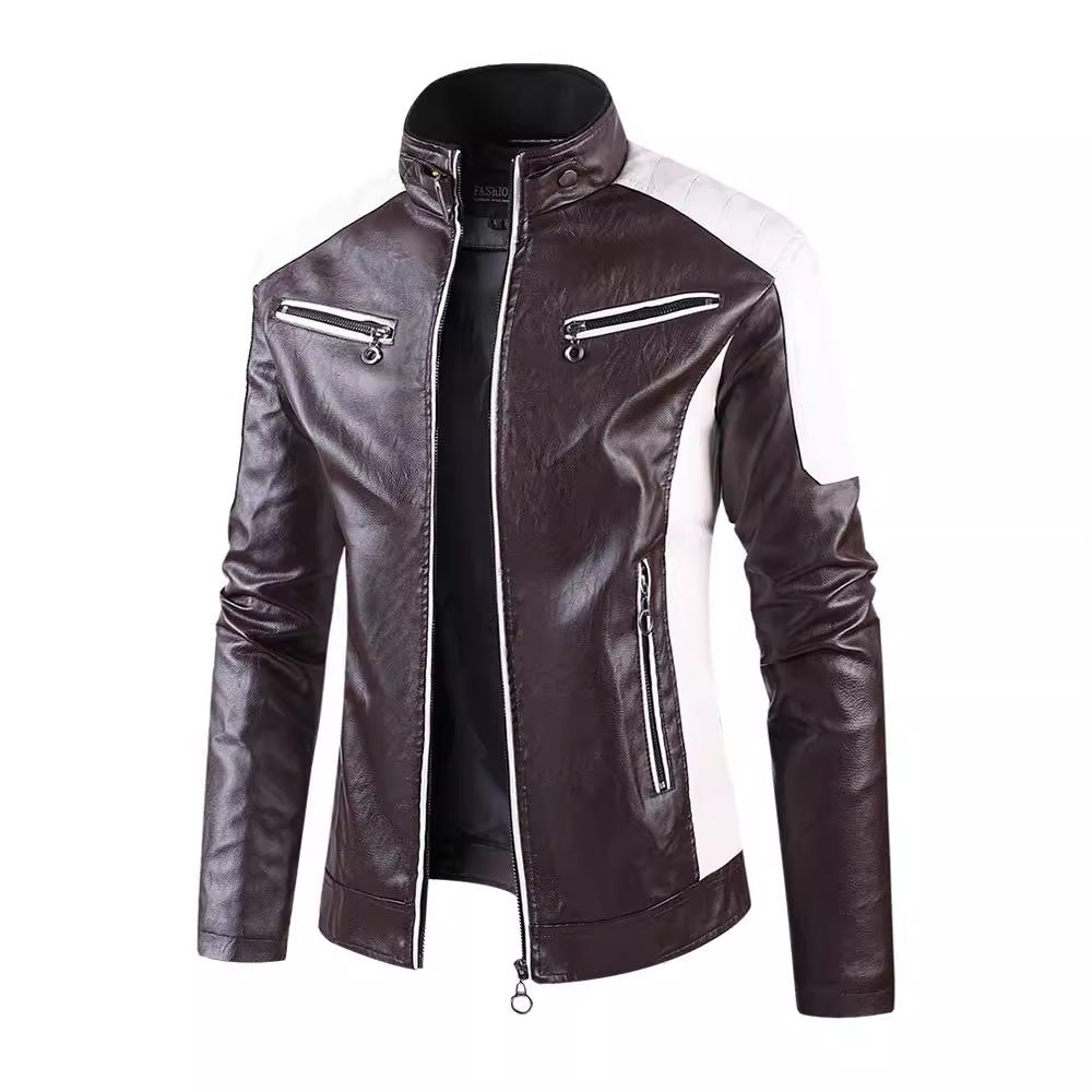Herren Modische Bikerjacke Drune