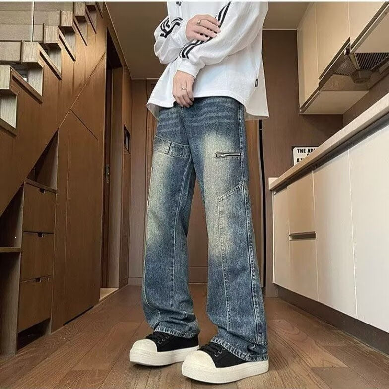 Herren Bequeme und lässige Cargo-Jeans Drune