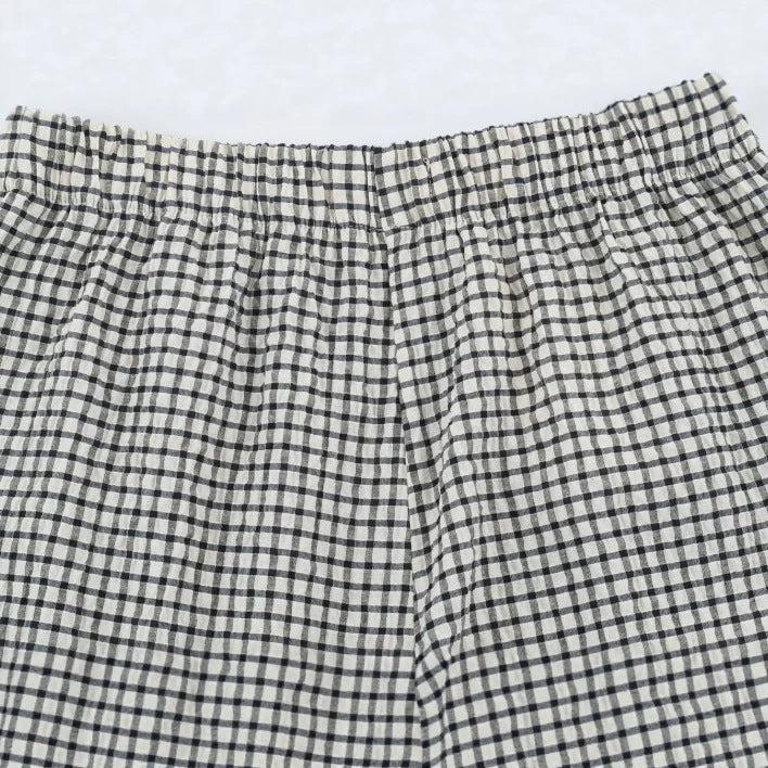 Damen Hochtaillierte Culotte-Hose mit weitem Bein und dekorativem Taillengürtel Drune