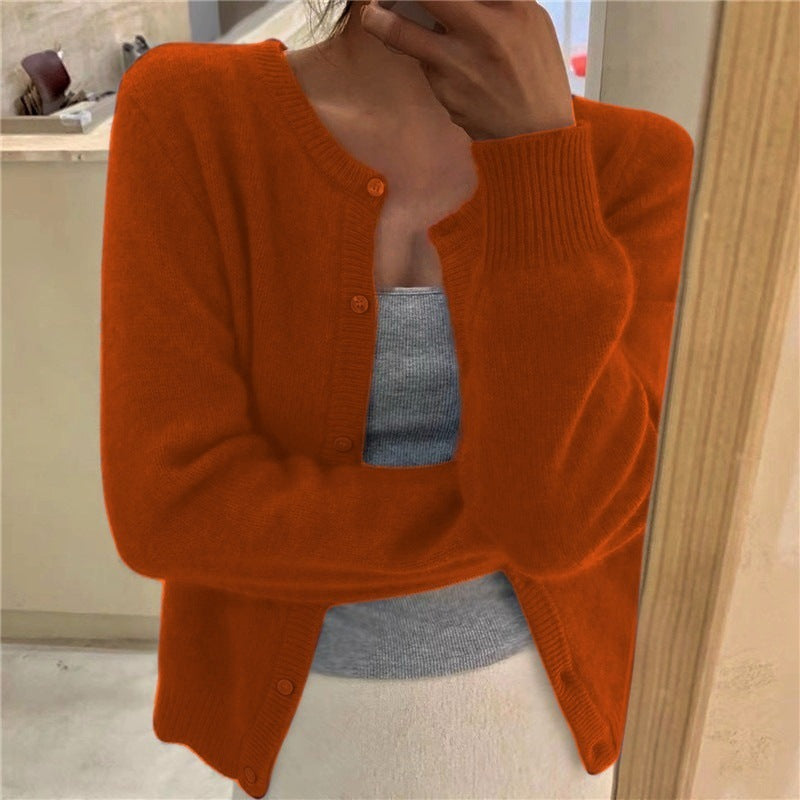 Damen kuschelige Strickjacke Drune