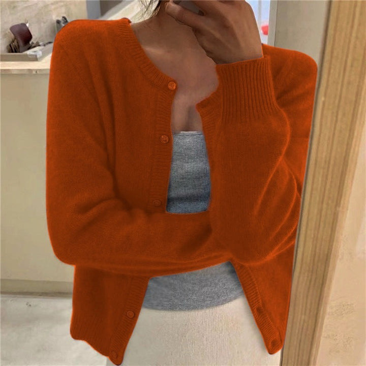 Damen kuschelige Strickjacke Drune