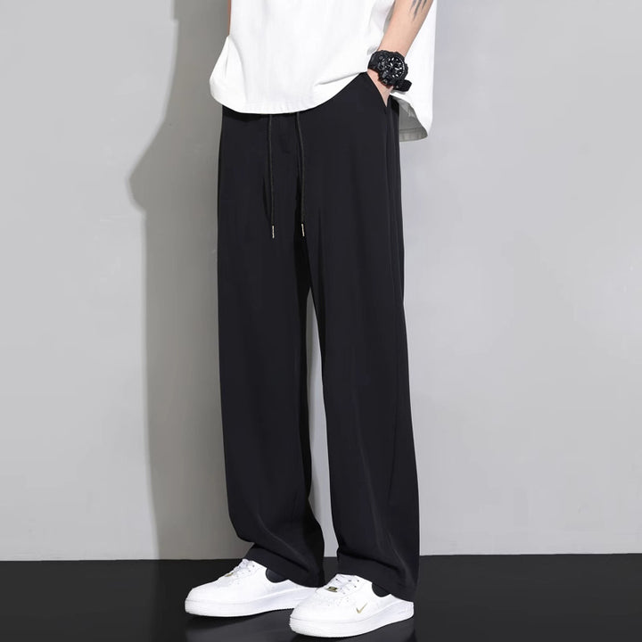 Herren Bequeme Relaxed Fit Freizeithose