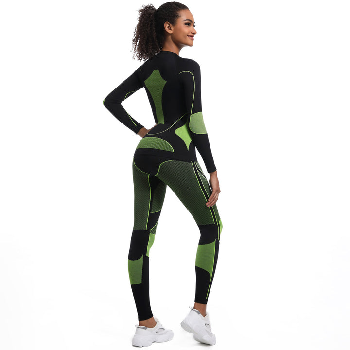 Damen Athletisches Kompressions-Set mit atmungsaktivem Elastic-Werkstoff Drune
