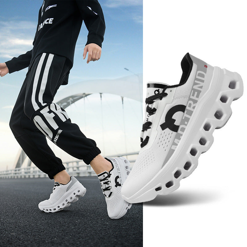 Unisex komfortable Performance-Laufschuhe mit extrahoher Dämpfung und belüftetem Mesh-Obermaterial Drune