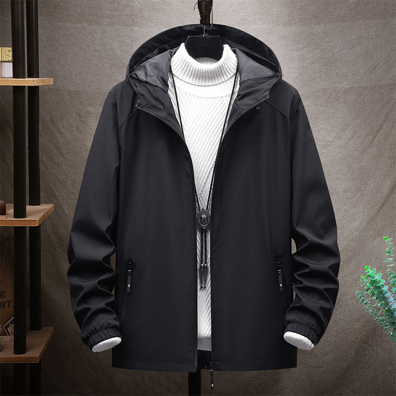 Herren Leichte Sportjacke mit Kapuze Drune