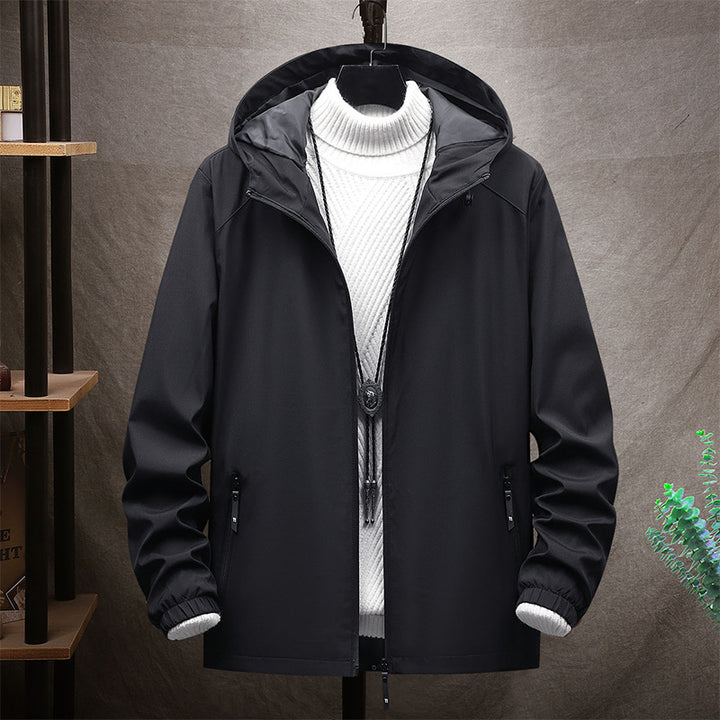 Herren Leichte Sportjacke mit Kapuze Drune