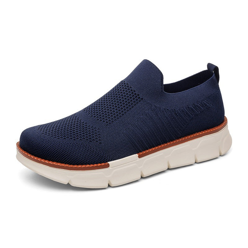 Herren Leichter Strick-Slip-On Sneaker mit Memory-Foam-Komfort und flexibler Profilsohle Drune