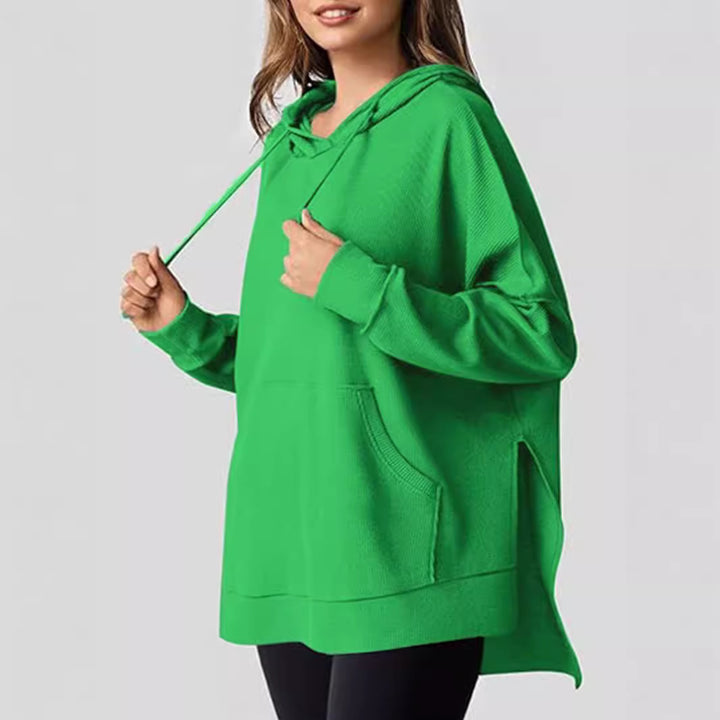 Damen Oversized Kapuzenpullover Drune