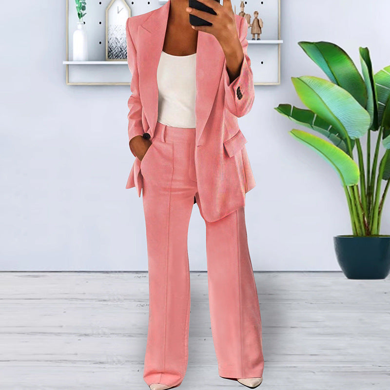 Damen Eleganter Anzug mit Bequemem Stoff für Jeden Anlass | Drune