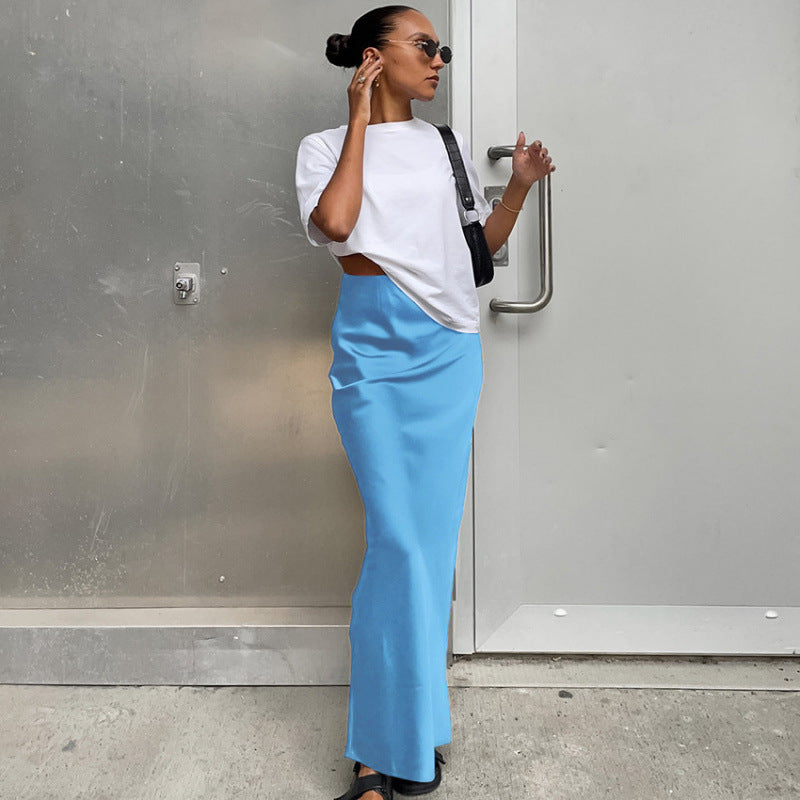 Damen Elegante Midi-Rock Drune